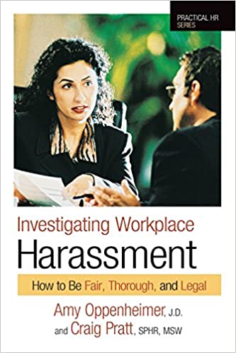 Book cover for Investigating Workplace Harassment