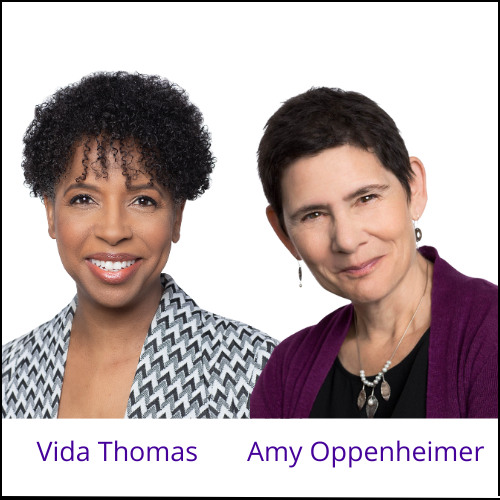 Vida Thomas and Amy Oppenheimer